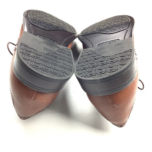 Dockers Brown Leather Brogue Men Shoes Size 8 M Wingtips Oxford Preppy Office main image 11